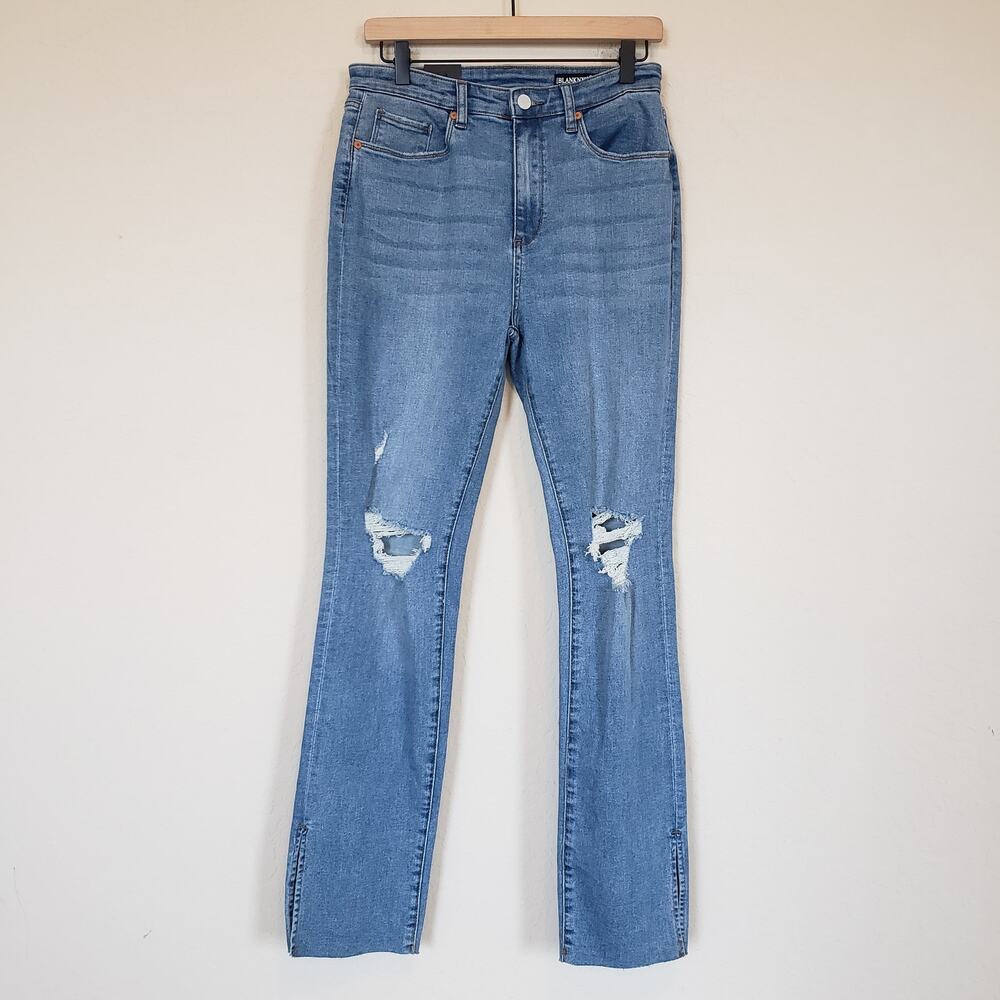 BlankNYC Distressed The Lexington Slim Straight Leg‎ Jeans Women's 28 Casual